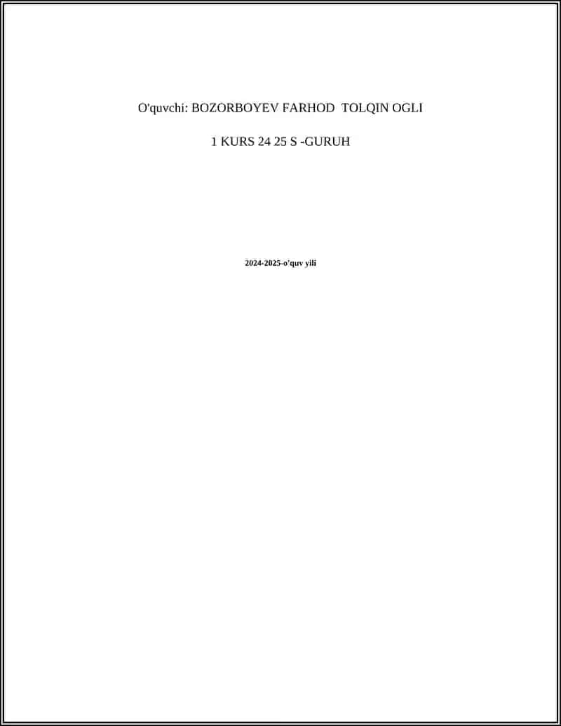 MIS ACCCESS MUHITIDAGI ERKIN MAYDONLARNING KADASTIR PASPORTI MALUMOTLAR BAZASIDAN ULARNING JOYLASHUVI FOYDALANISH BOYICHA TURLARI HAJMI VA PEREMETIRLAR BOYICHA MALUMOTLAR OLISH UCHUN SQL SOROVLAR TILIDA SOROV MATINLARINI TAYORLASH 2