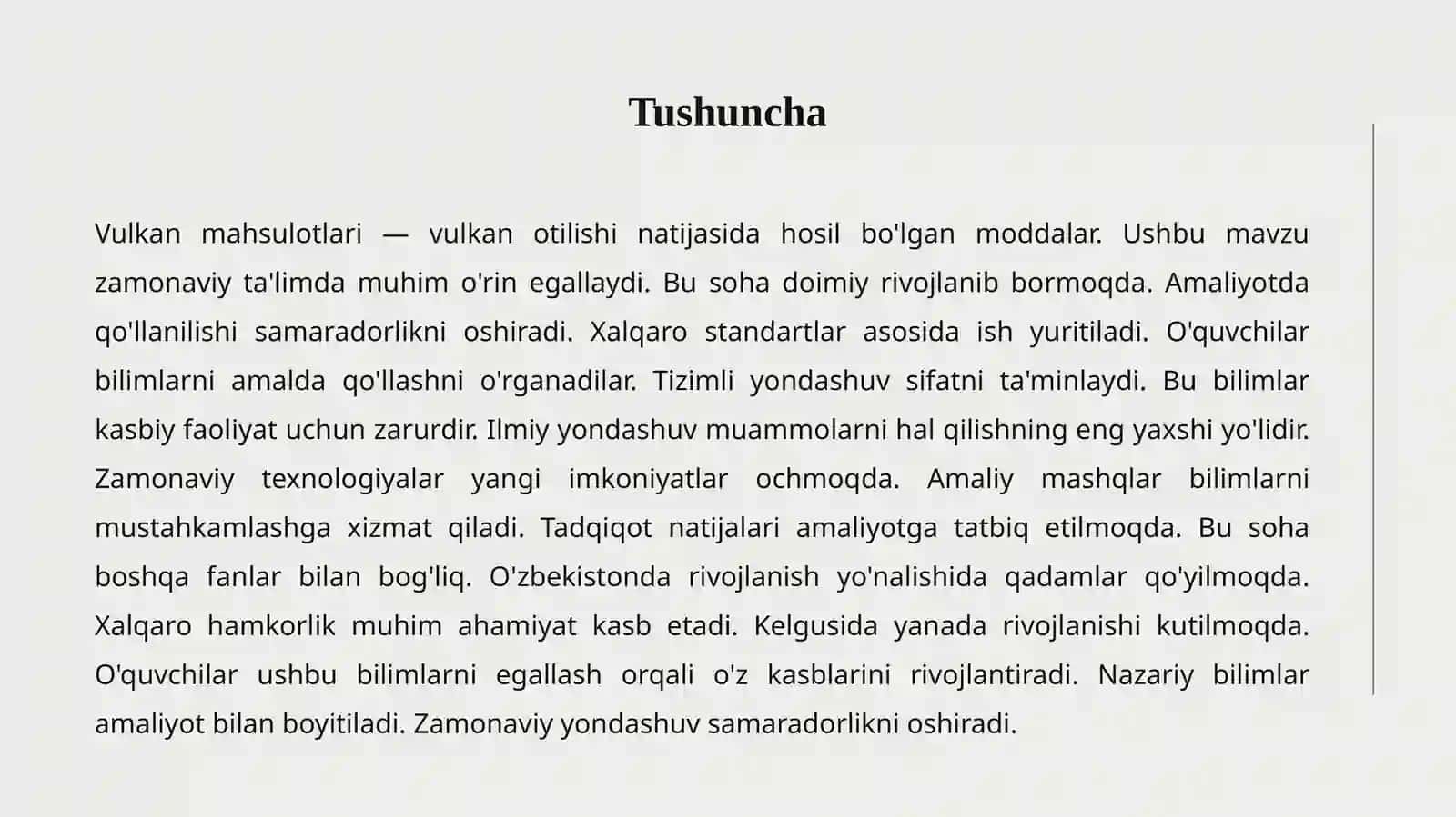 Vulkan Mahsulotlari 2