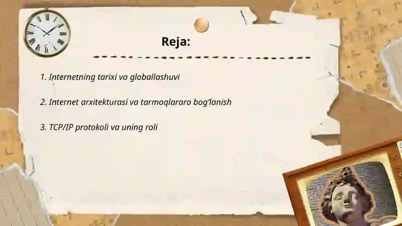Internet -Global kompyuter tarmogʻi. Internet tarmogʻida adreslarning tuzilishi va sistemaviyligi 2