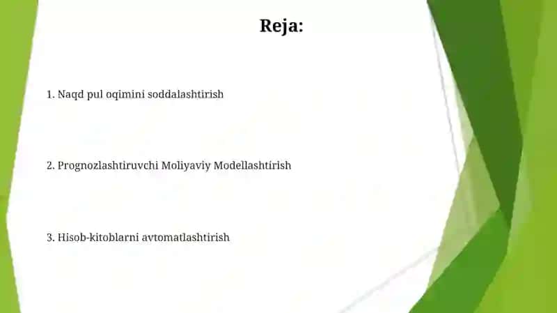 Avtomatlashtirilgan moliyaviy hisobot 2