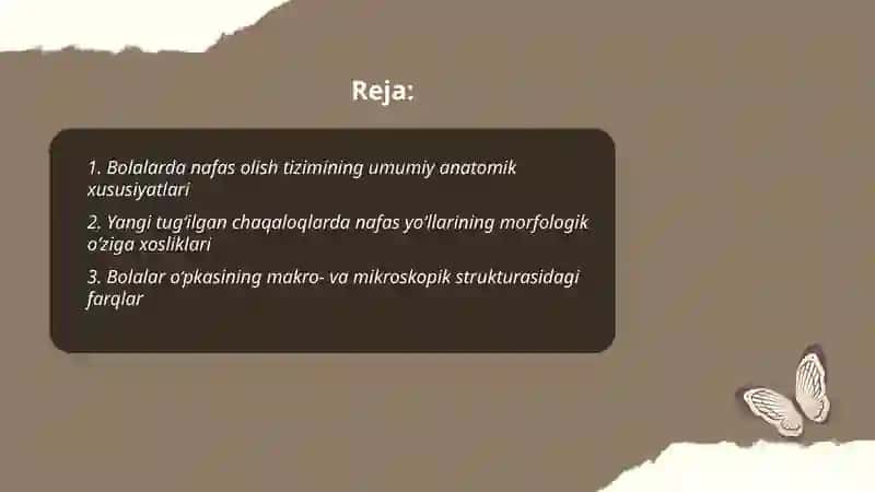 Bolalarda nafas olish tizimining anatoma fiziologik hususiyatlari 2