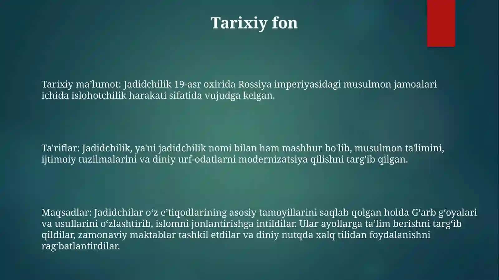 Jadidchilik 2