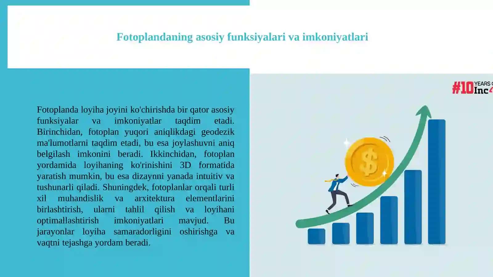 Fotoplandan foydalanib  loyihani joyiga ko'chirish usullari 2