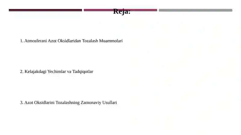 Azot Oksidlaridan Tozalash 2