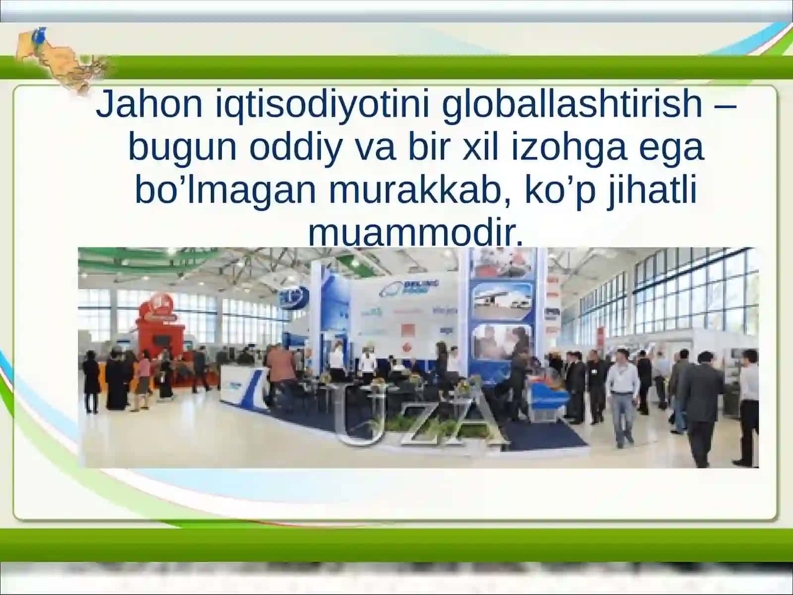 Jahon iqtisodiyotini globallashuviniqarama-qarshiliklari 2