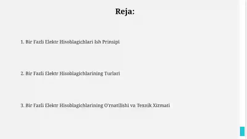 Bir Fazli Elektr Hisoblagichlar 2