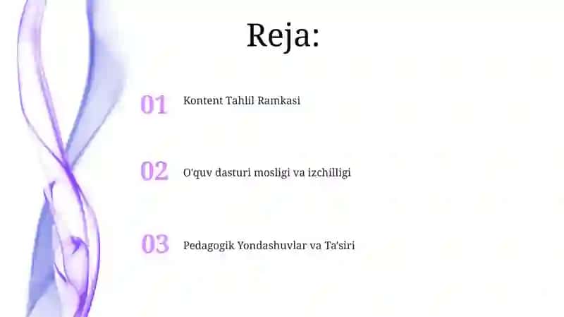 Boshlang'ich maktablarda Tabiiy fanning mazmuni va o'quv dasturining tahlili 2
