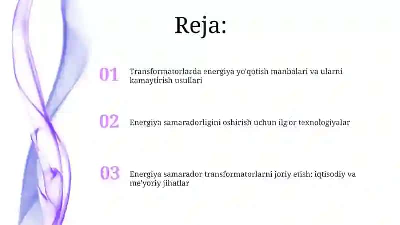 Transfarmatorlardan energiya samaradorligini oshirish texnalogiyalari 2