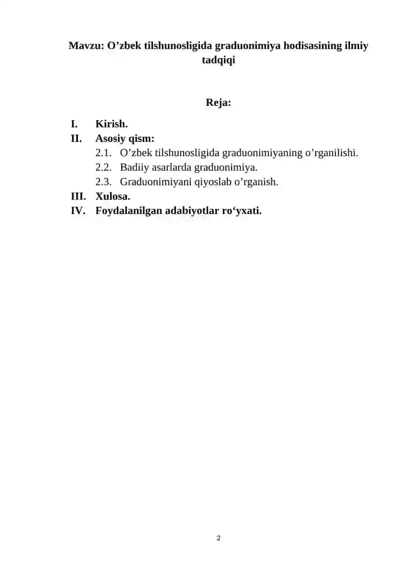 O’zbek tilshunosligida graduonimiya hodisasining ilmiy tadqiqi 2