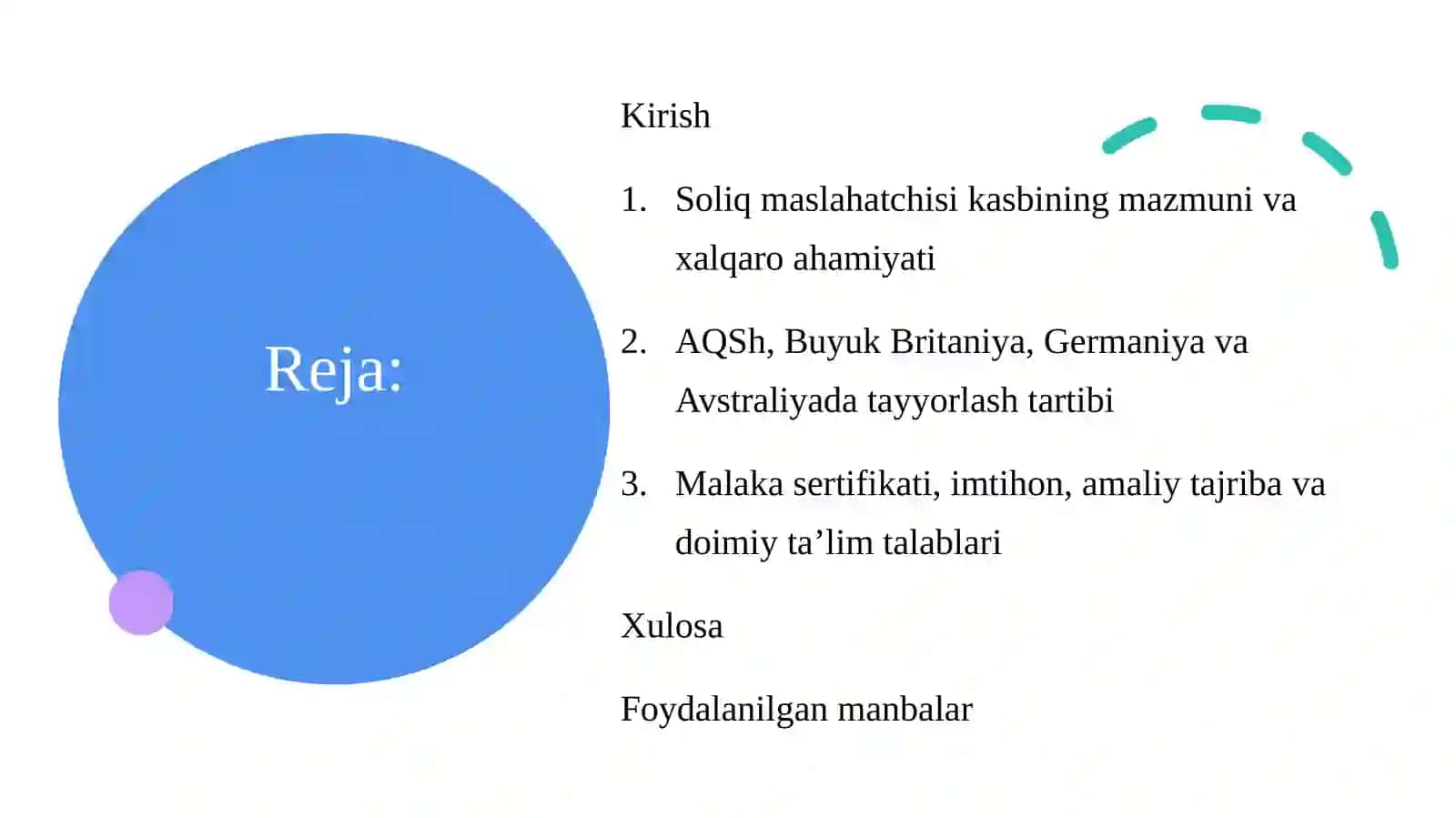 Xorijiy mamlakatlarda soliq maslahatchilarini tayyorlash va malaka sertifikatini olish 2