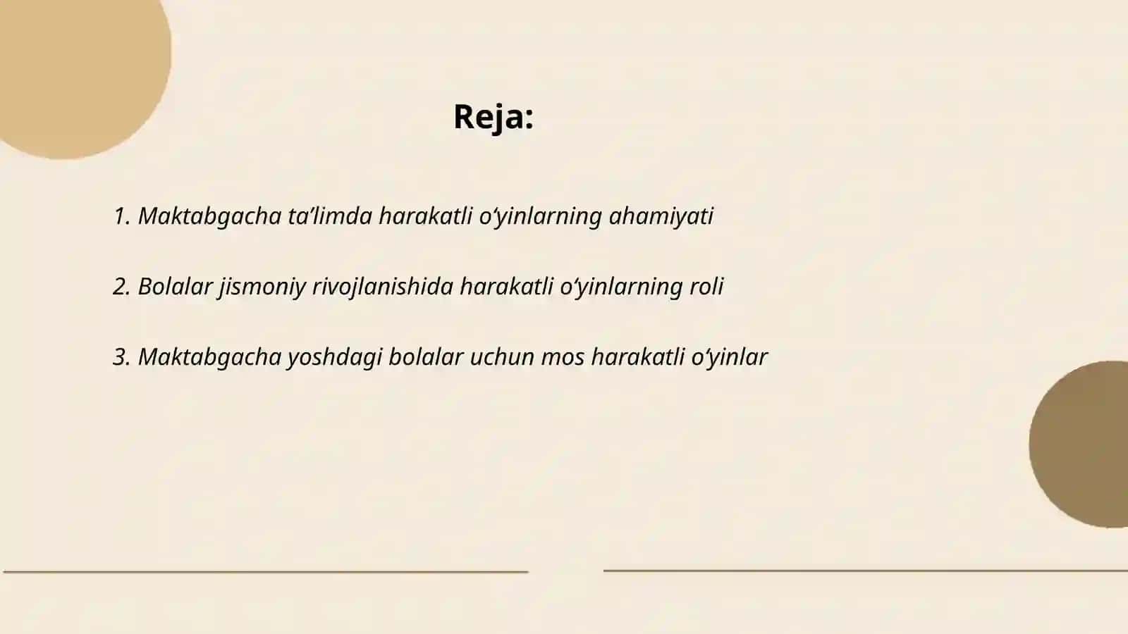 Maktabgacha taʼlim muassasalarida va oilada harakatli o'yinlar 2