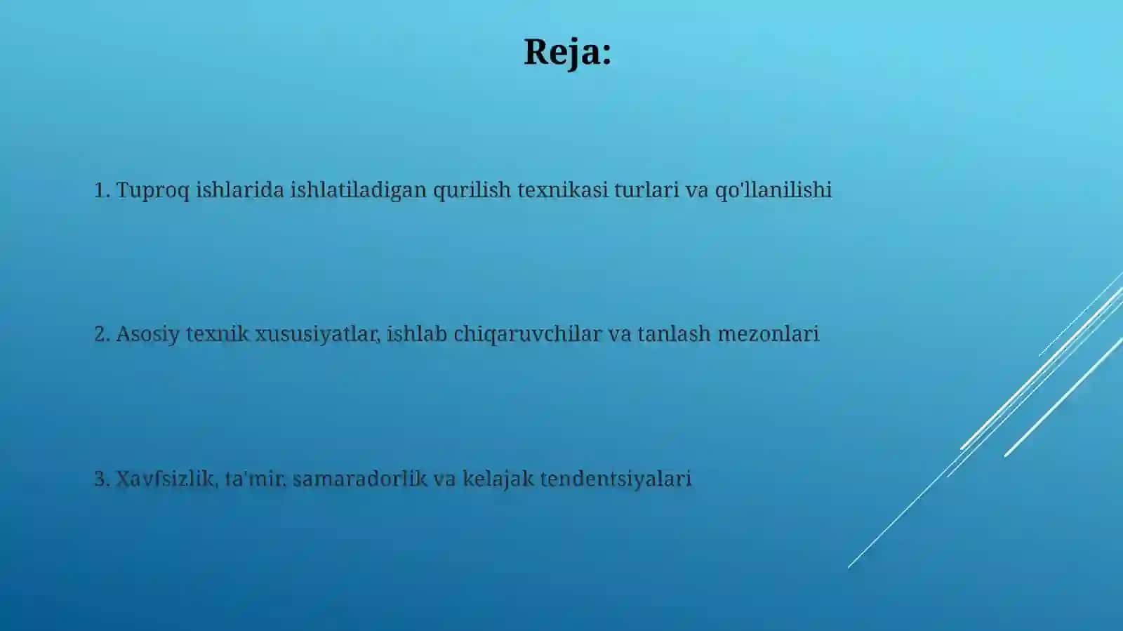 Tuproq ishlarida ishlatiladigan qurilish texnikasi turlari 2