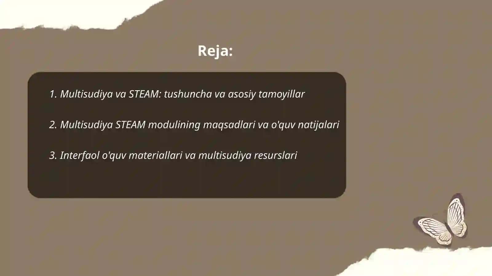 Multisudiya STEAM ta'lim moduli sifatida 2