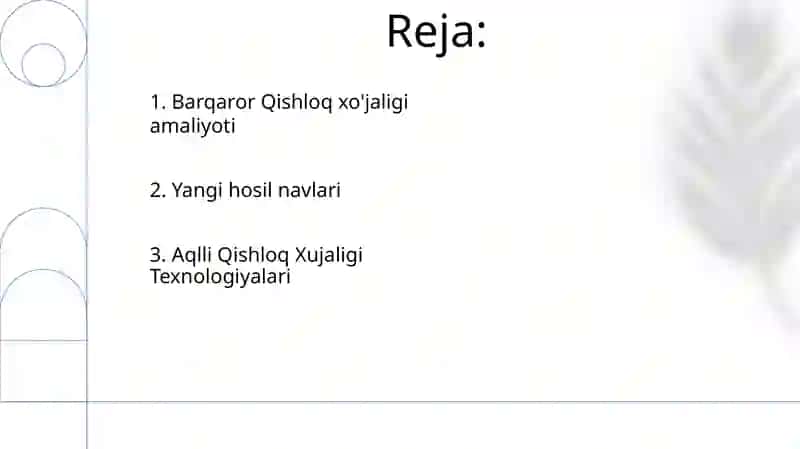 Qurgʻoqchilikka chidamli ekinlar 2