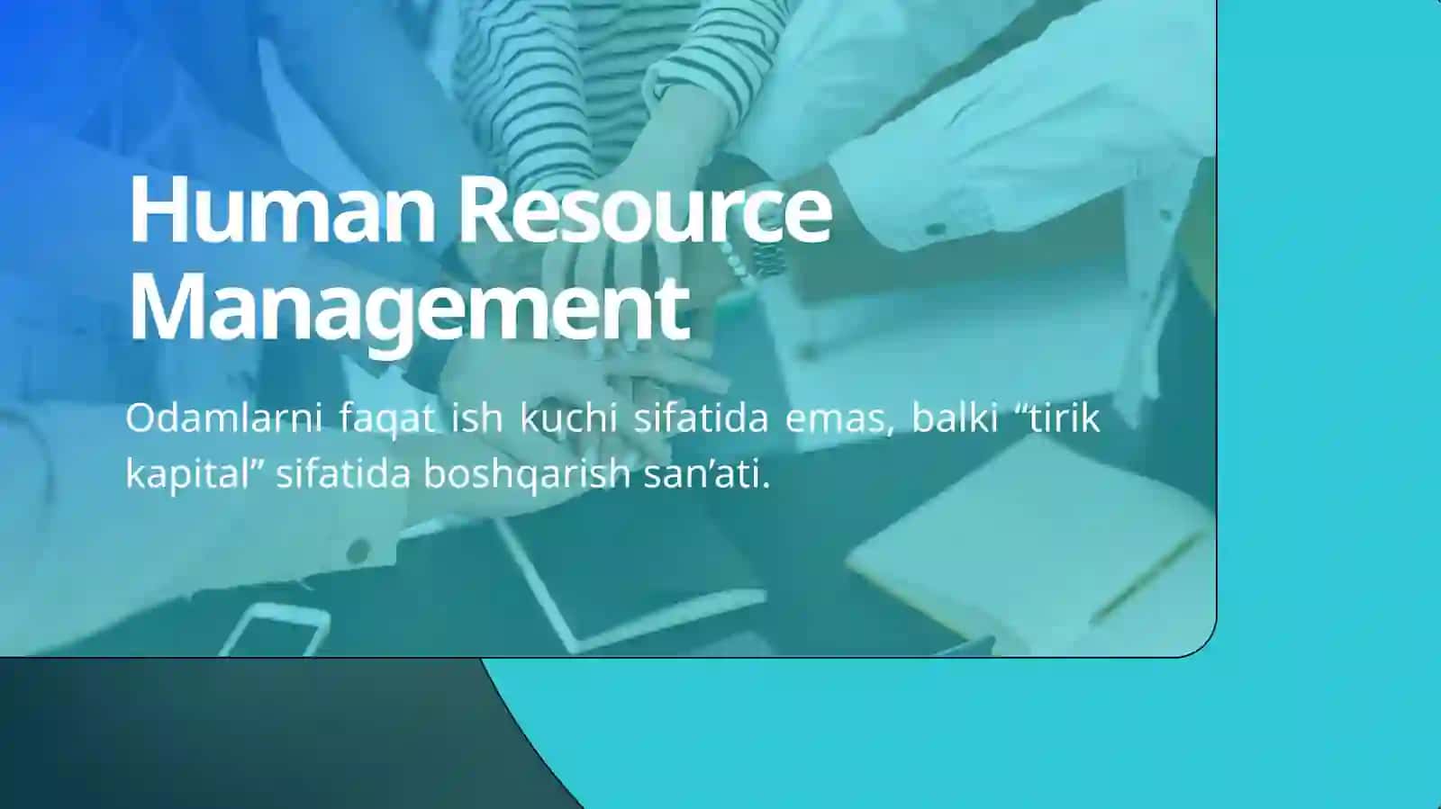 Human Resource Management Hofstedeshkalasiasosidao’tkazilganso’rovnomavauningnatijalaritahlili 2