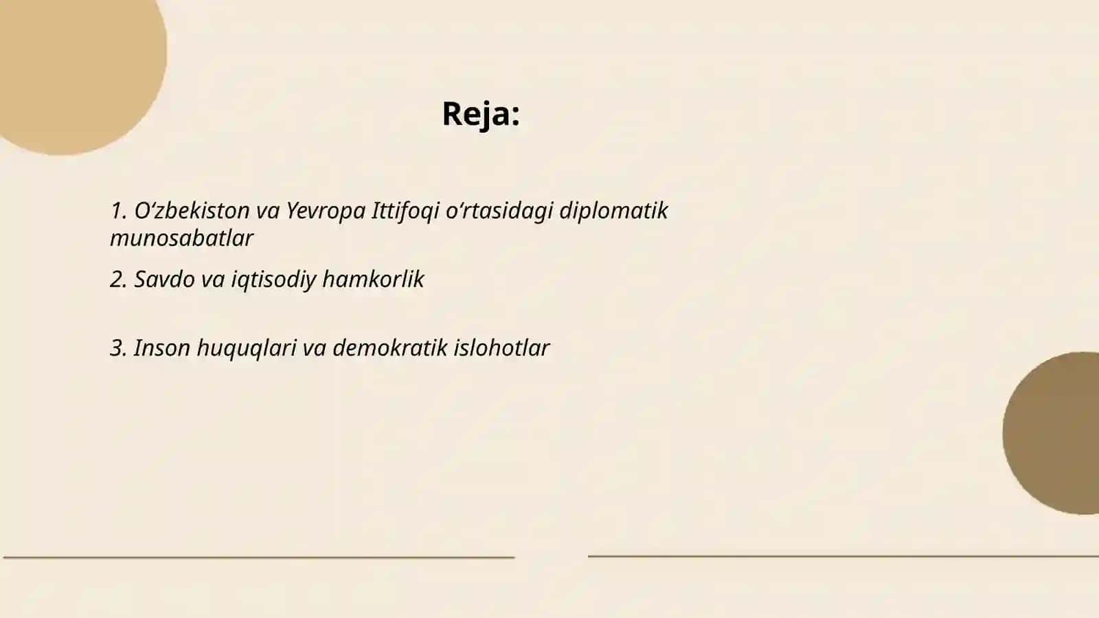Oʻzbekiston va Yevropa Ittifoqi munosabatlari 2