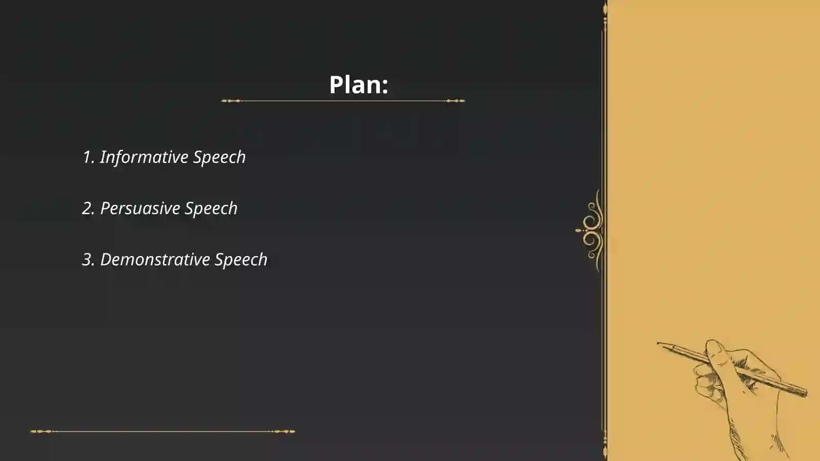 Types of speech 2