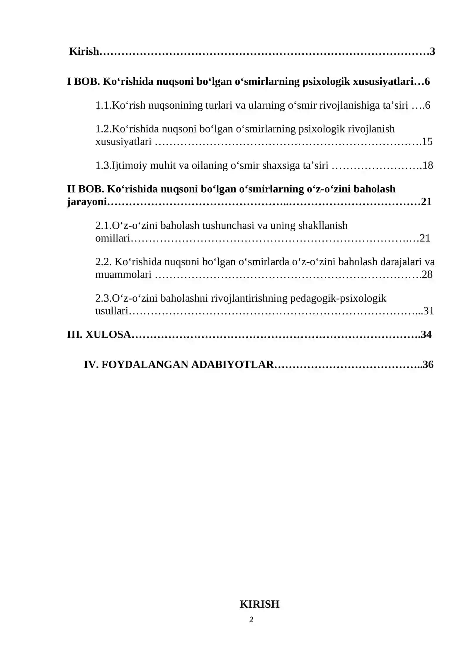 Ko‘rishida nuqsoni bo‘lgan o‘smirlarning o‘z-o‘zini baholash xususiyatlari 2