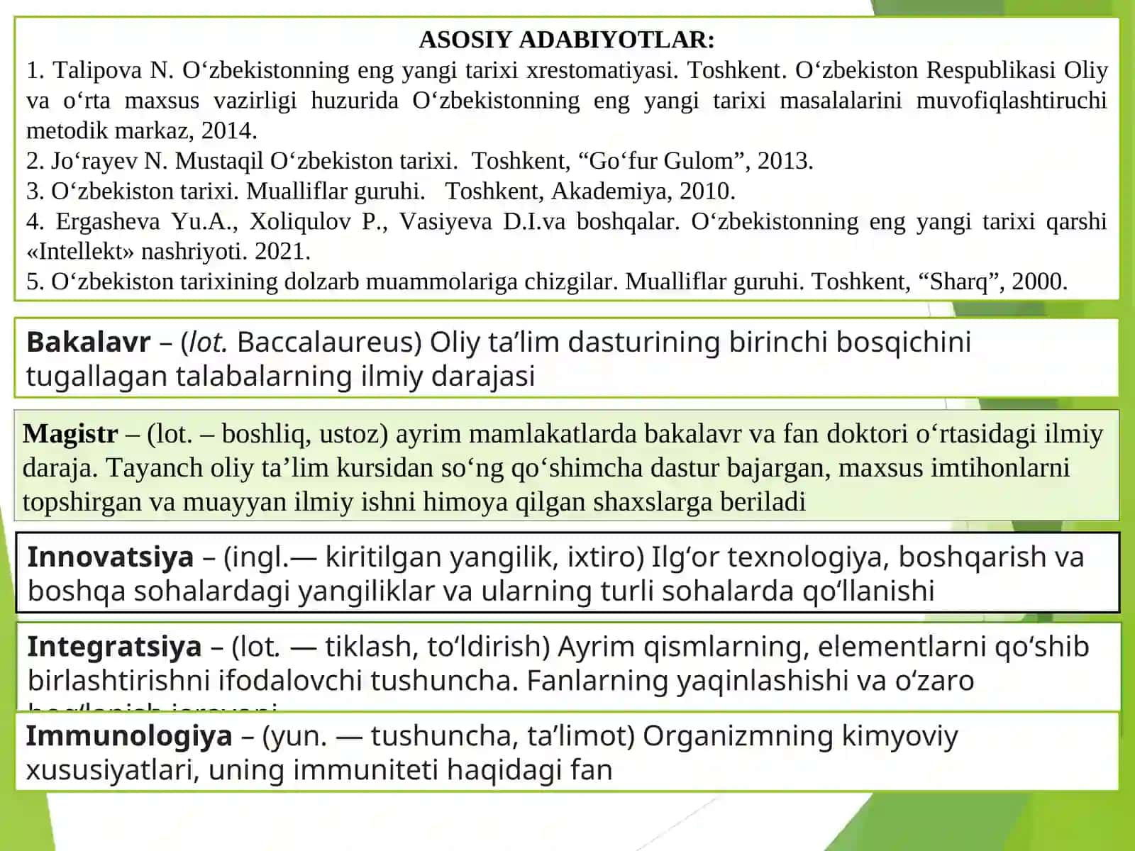 O‘zbekistonning eng yangi tarixi xrestomatiyasi 2