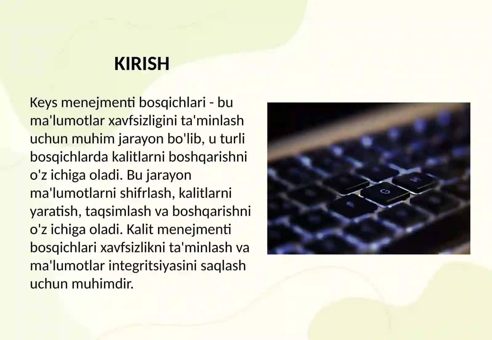 Keys menejmenti bosqichlari 2