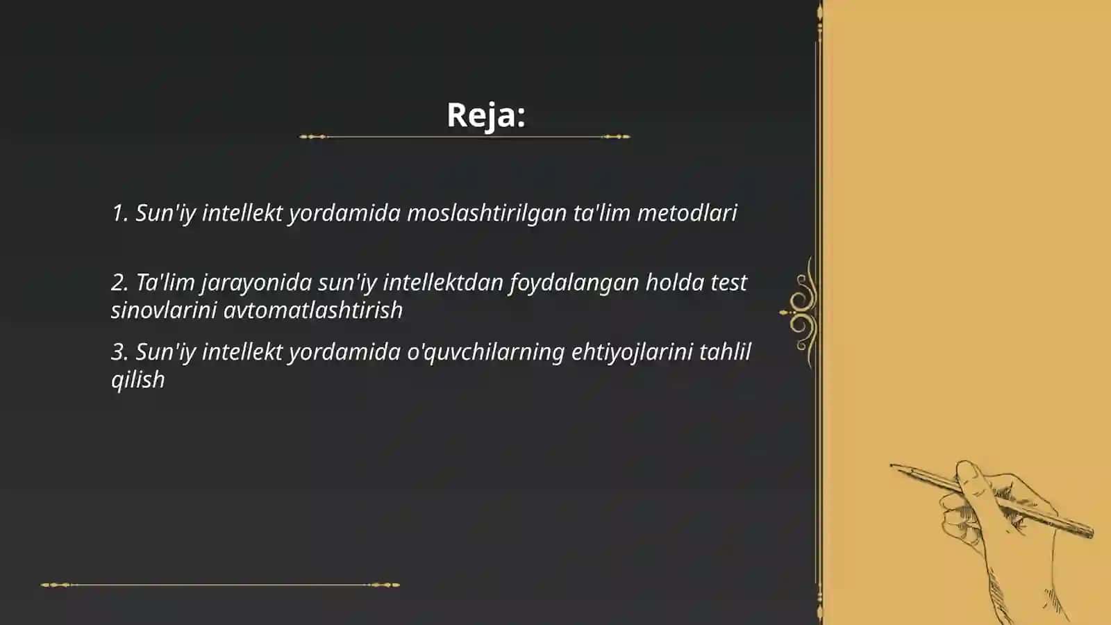 Sun'iy intellektning ta'lim sohasidagi o‘rni 2