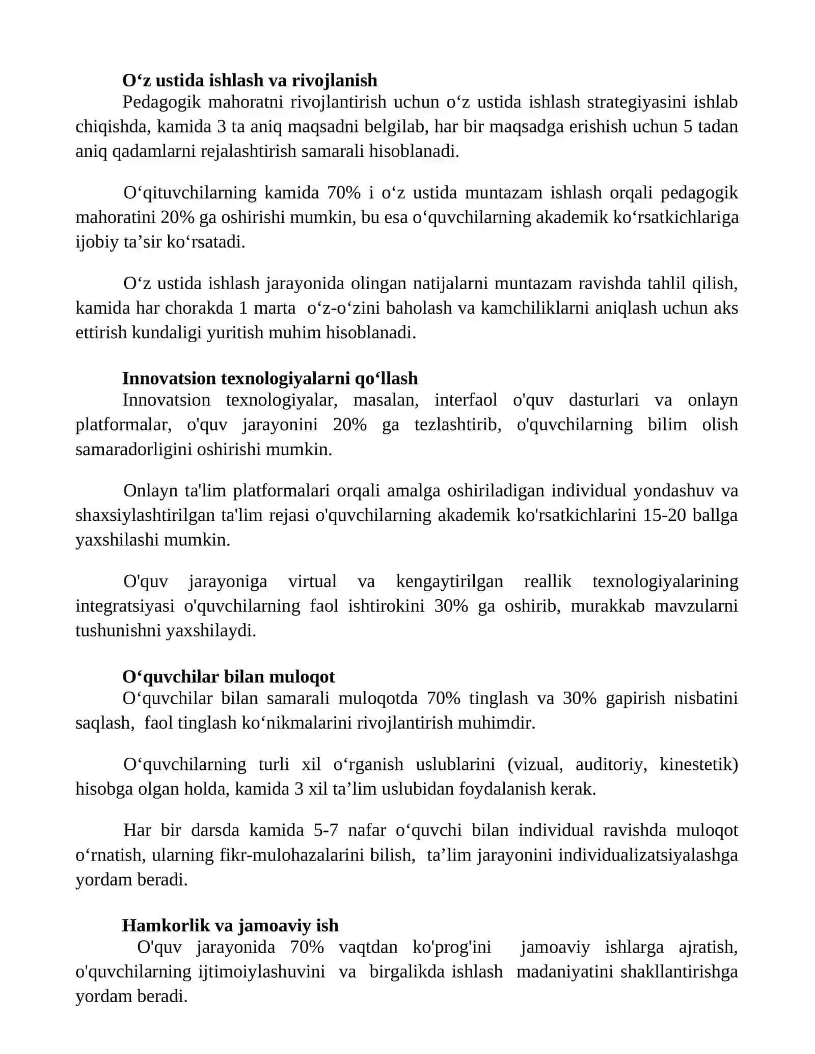 O'qituvchining tarbiyachilik mahorati 2