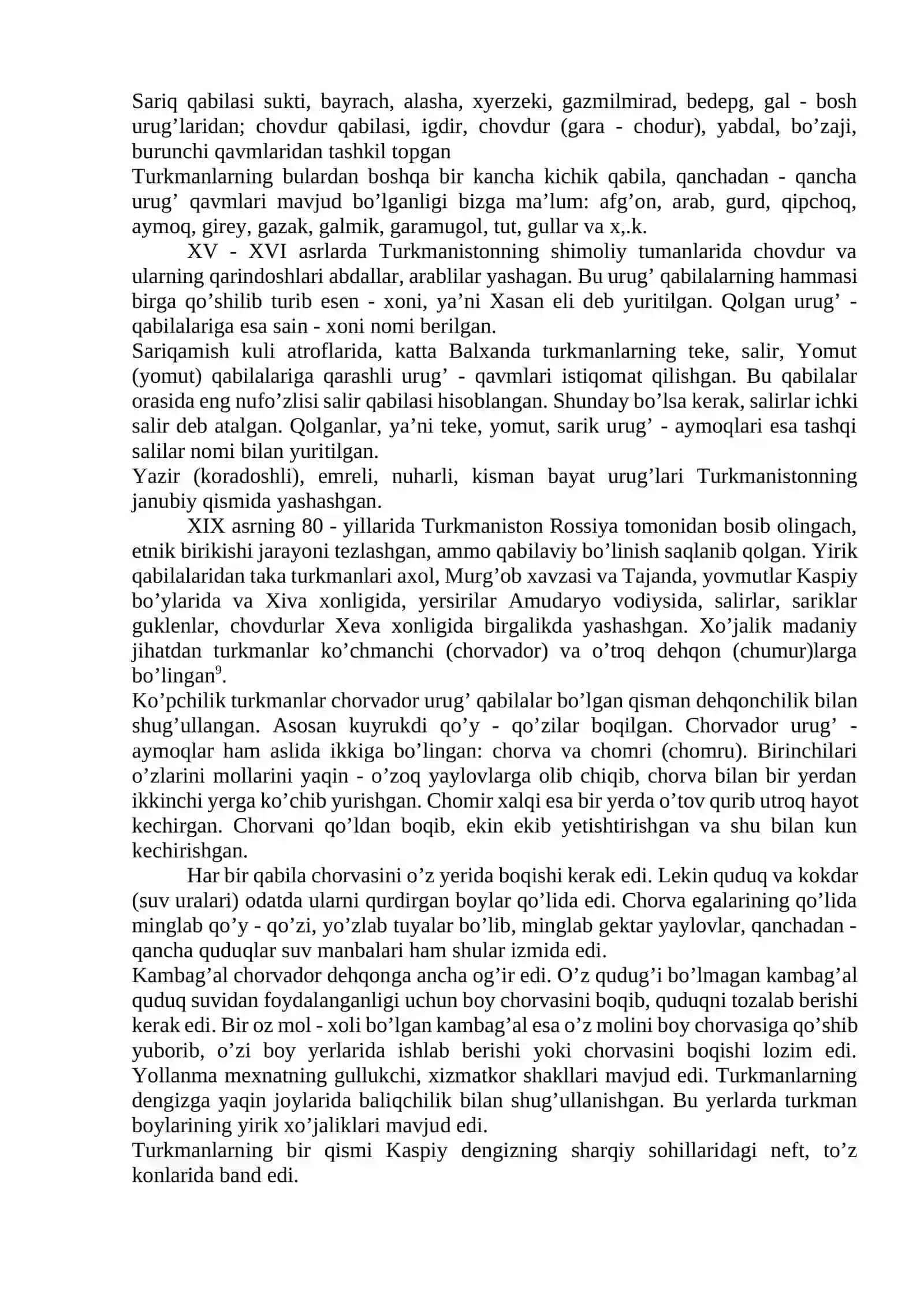Turkman xalqi etnogenezi 2