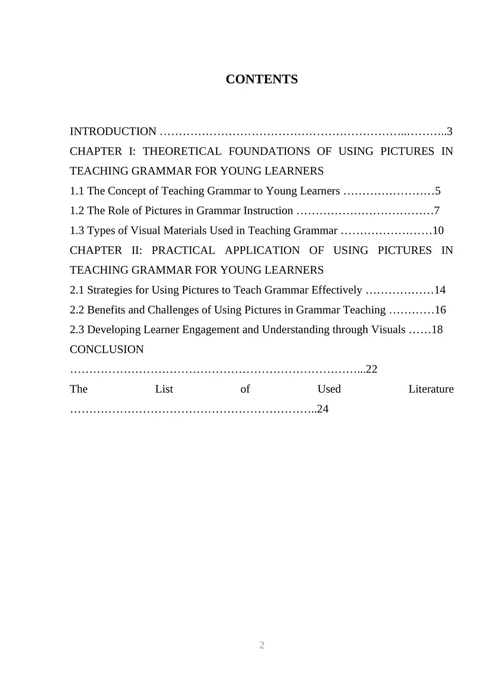 MAVZU: Effective ways of using pictures in teaching grammar for young learners 2