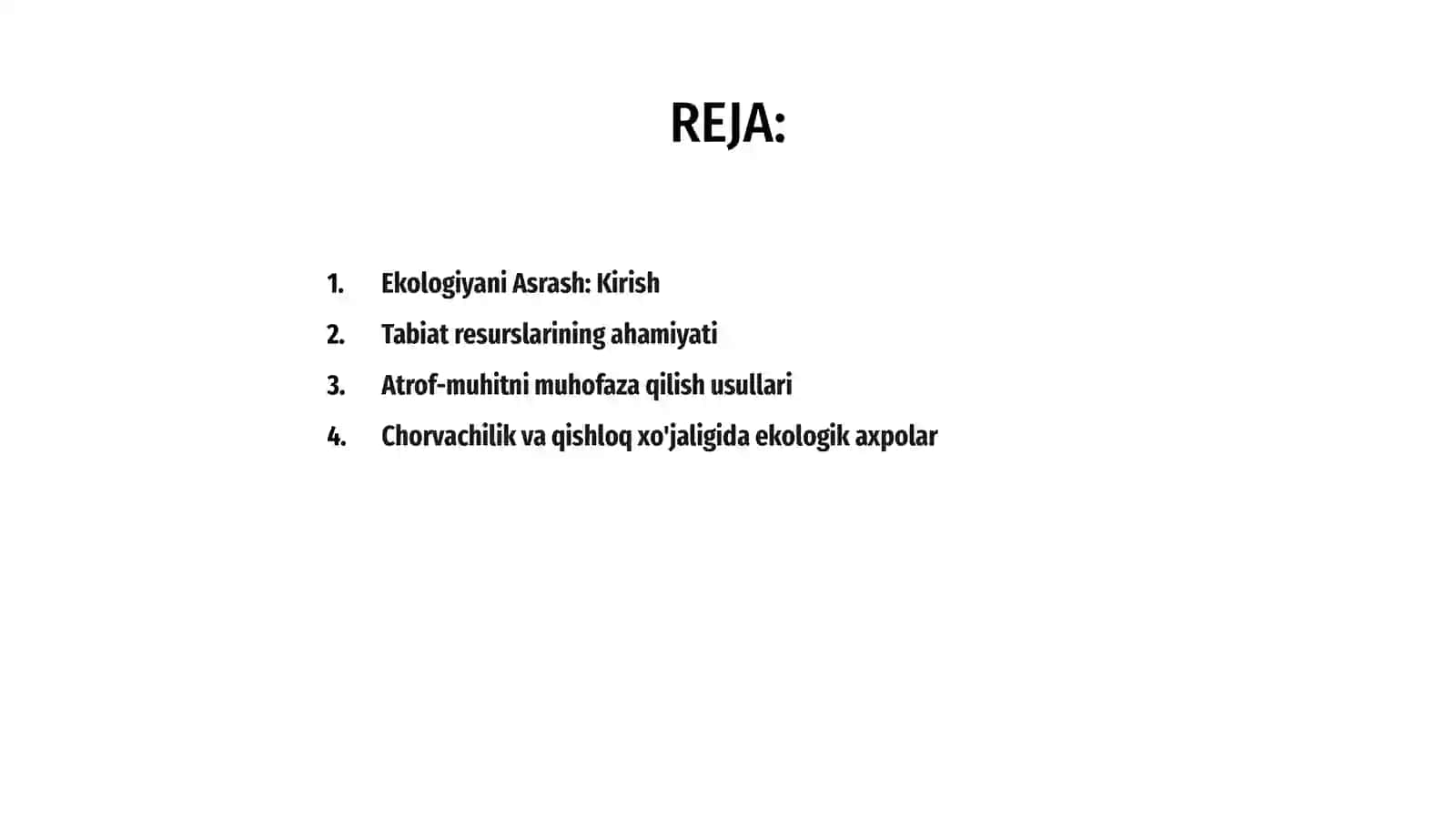Ekologiyani Asrash 2