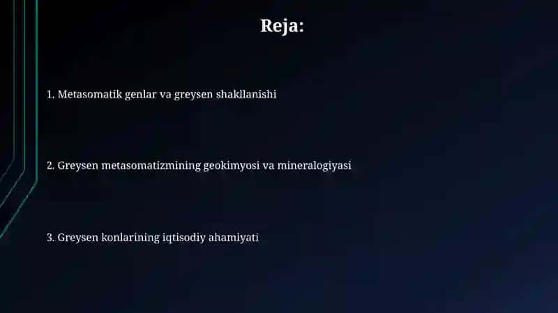 Metasomatik jins - greyzen 2