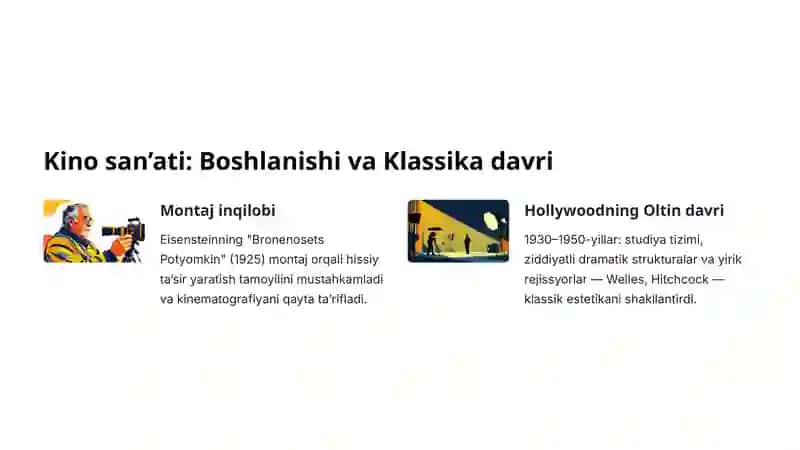 Kino tarixi: Klassikadan Postmodernizmgacha 2