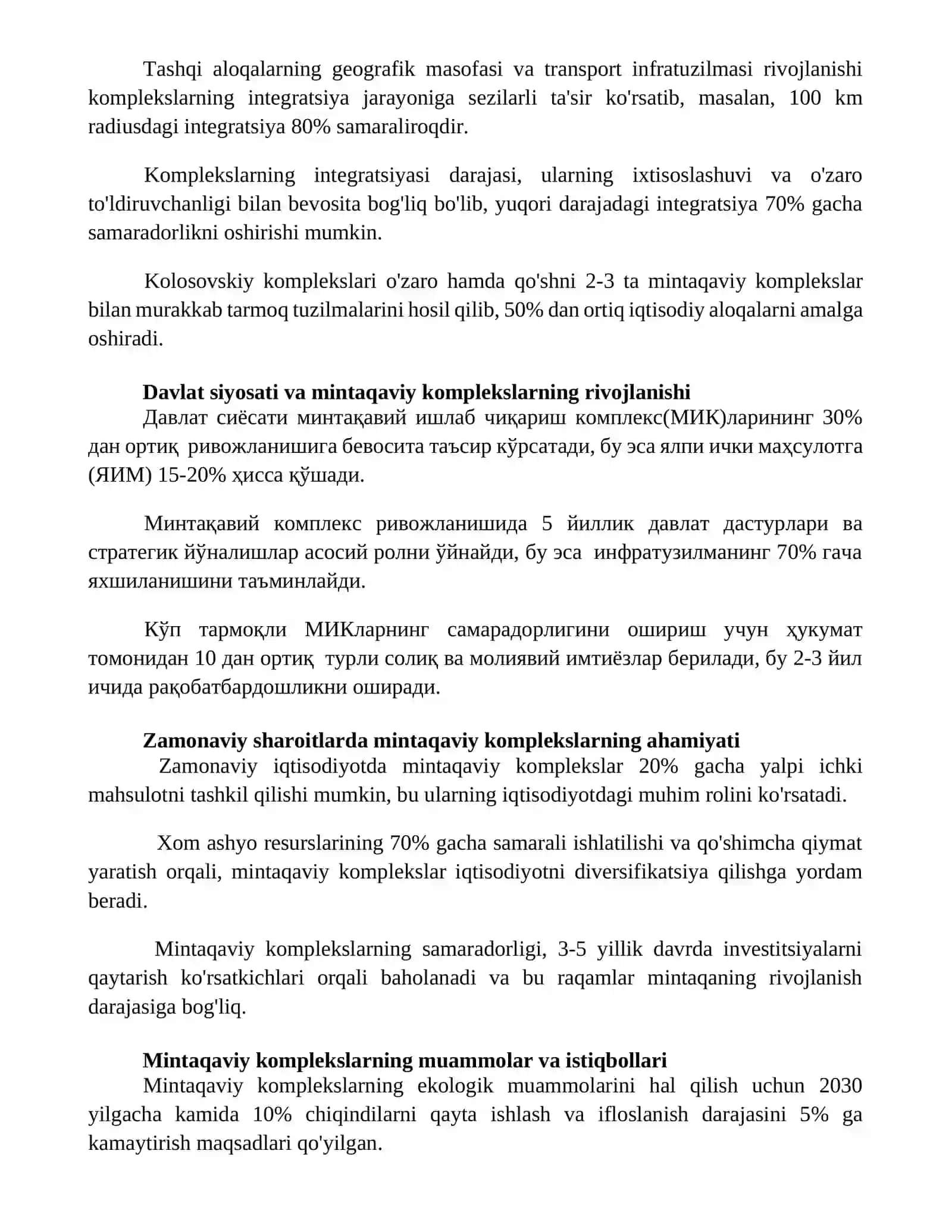 Kolosovskiying hududiy ishlab chiqarish majmuolari 2