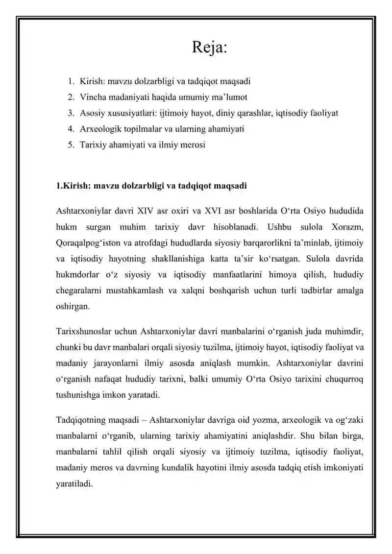 Ashtarxoniylar davriga oid manbalar tahlili 2