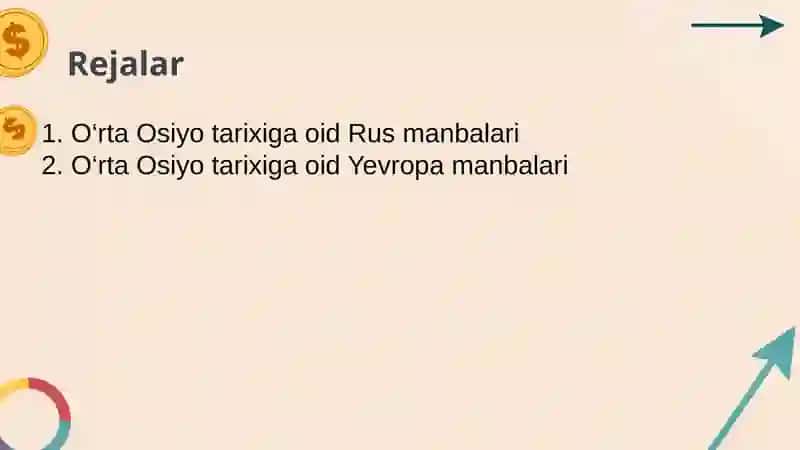 O'RTA OSIYO HAQIDA RUS VA YEVROPA MANBALARI 2