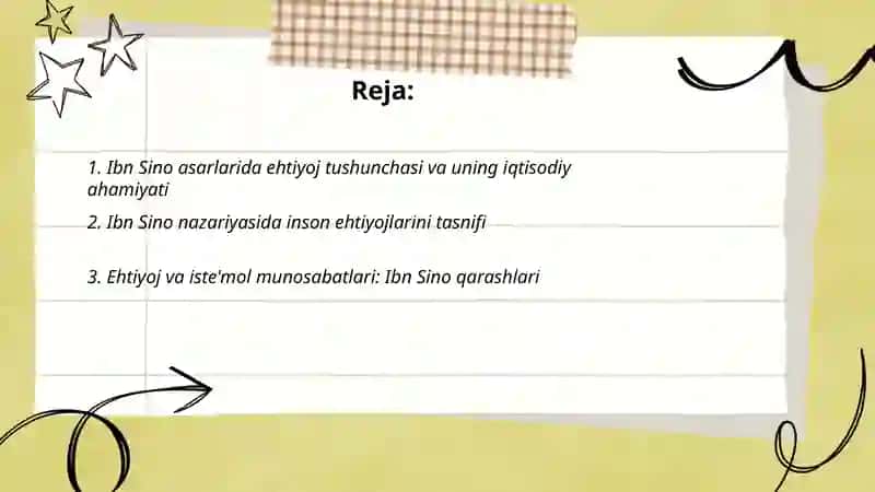 Ibn Sino asarlarida ehtiyoj mehnat taqsimoti mehnat qurollari ahamiyati 2