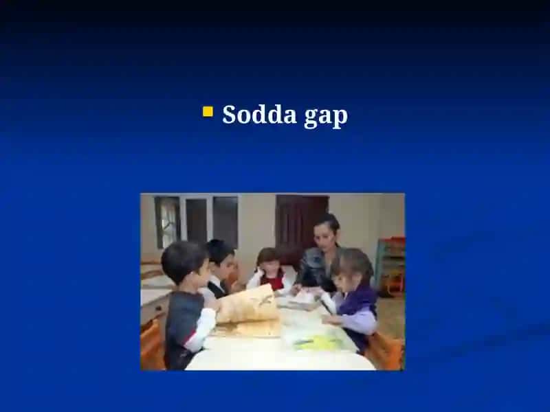 Sodda gaplarning uslubiy imkoniyati 2