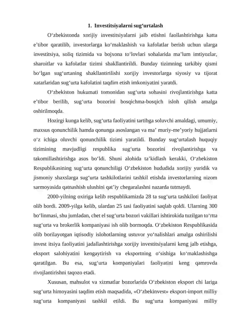 Sug'urta sohasi rivoyatlarini baholash 2