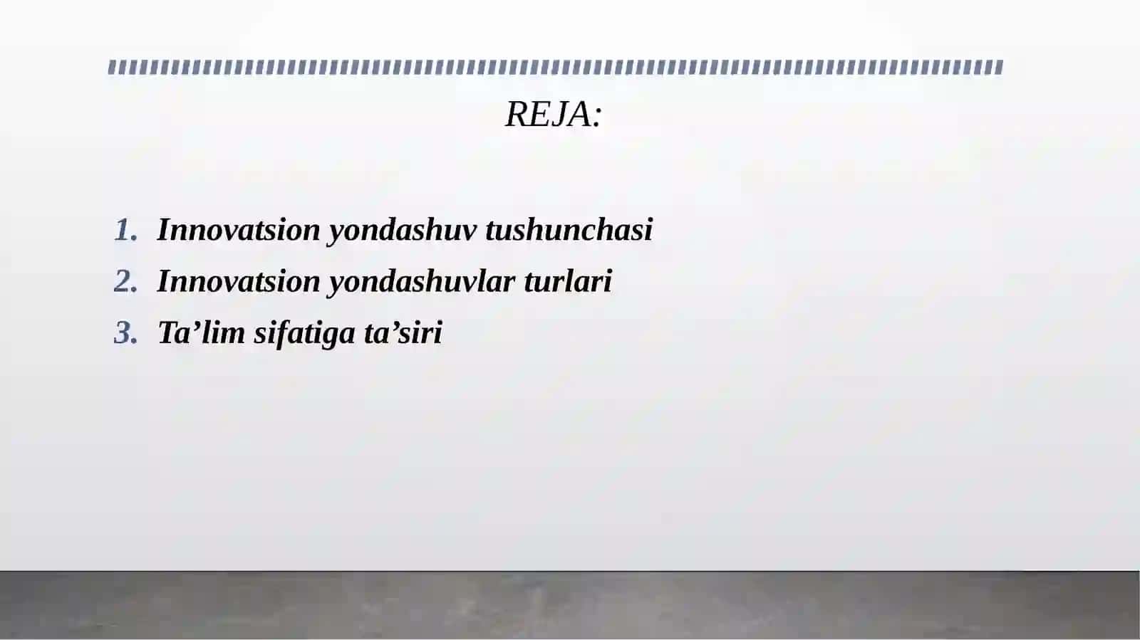 Ta’lim sifatini oshirishda innovatsion yondashuvlarning ahamiyati 2
