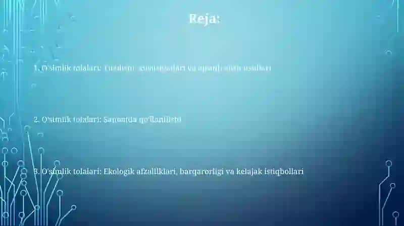 O'simlik tolalari – tuzilishi, xususiyatlari va ajratib olish usullari 2