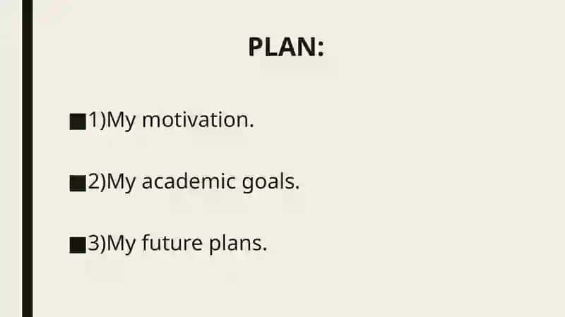 My academic goals 2