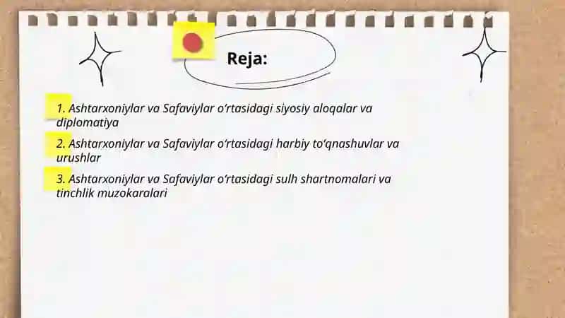 Ashtarxoniylar va Safaviylar oʻrtasidagi munosabatlar 2