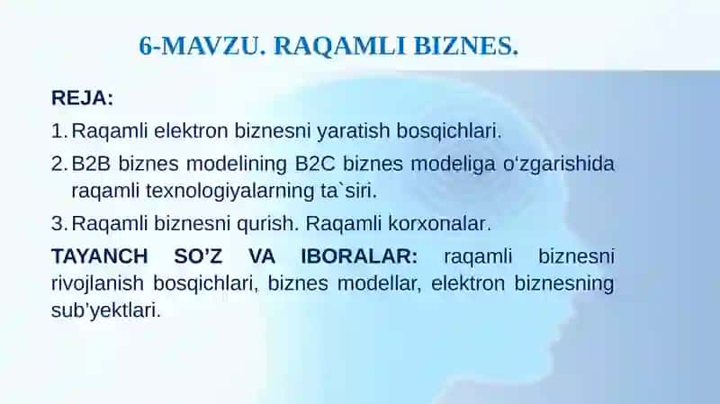 MAVZU.RAQAMLI BIZNES 2