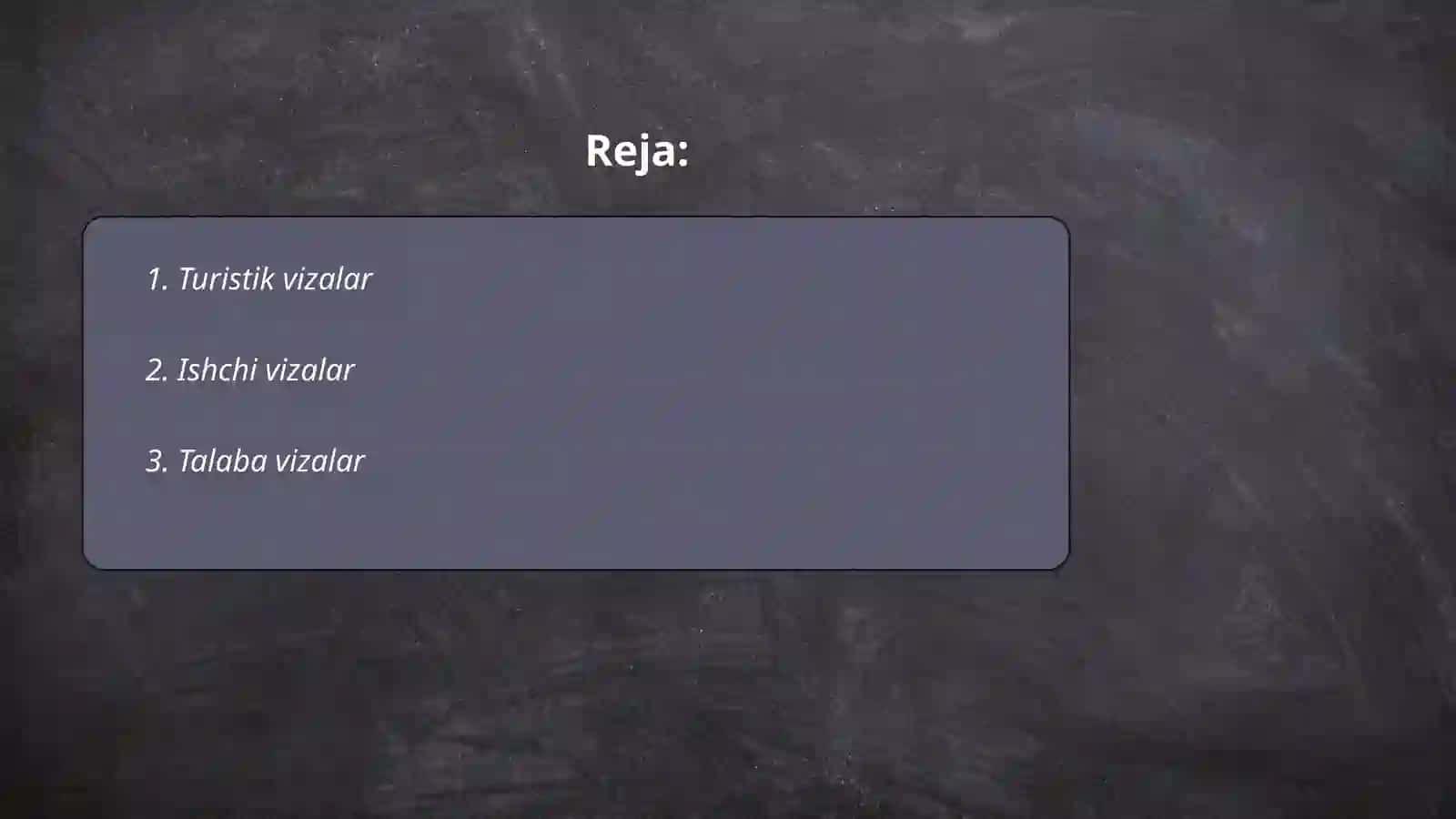 Viza karta turlari 2