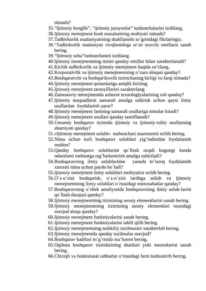 Menejerlik inqilobi nima va uning sabablari nima? 2