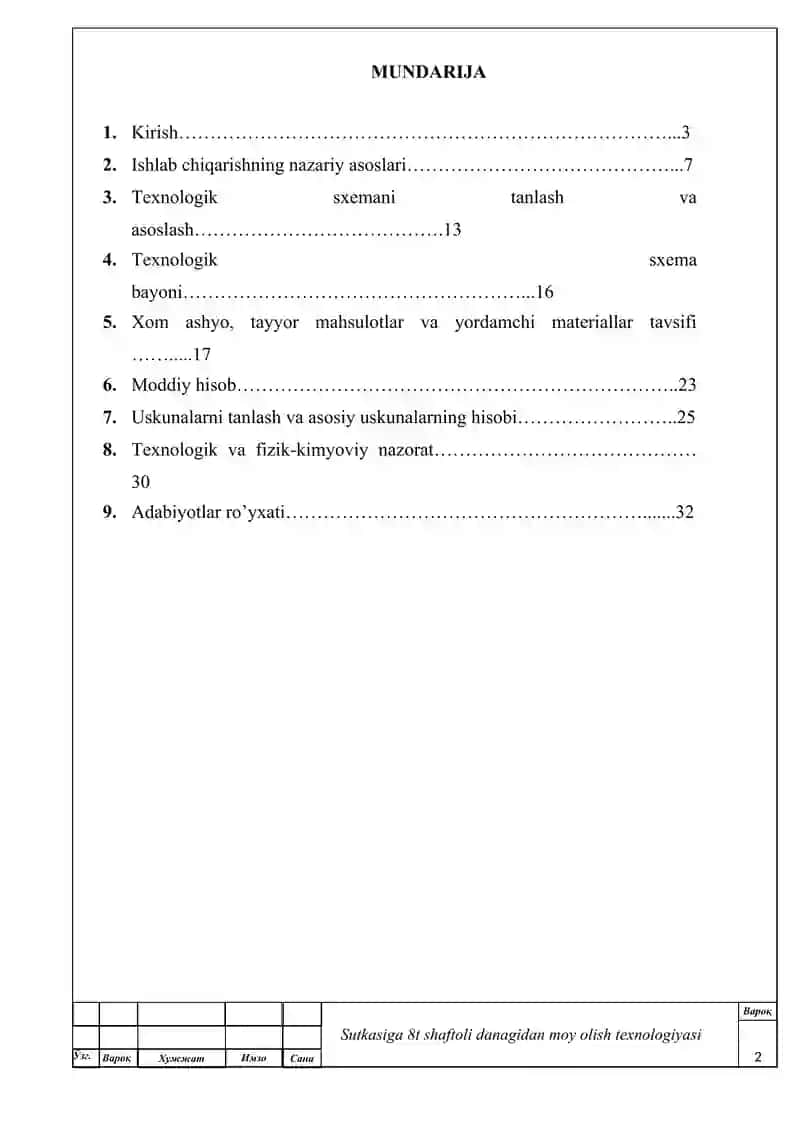 Sutkasiga 8t shaftoli danagidan moy olish texnologiyasi 2