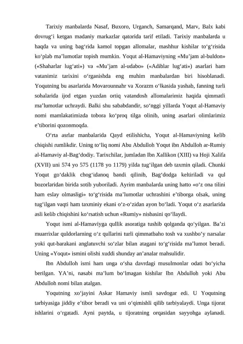 O‘rta asr manbalarida Nasaf allomalari 2