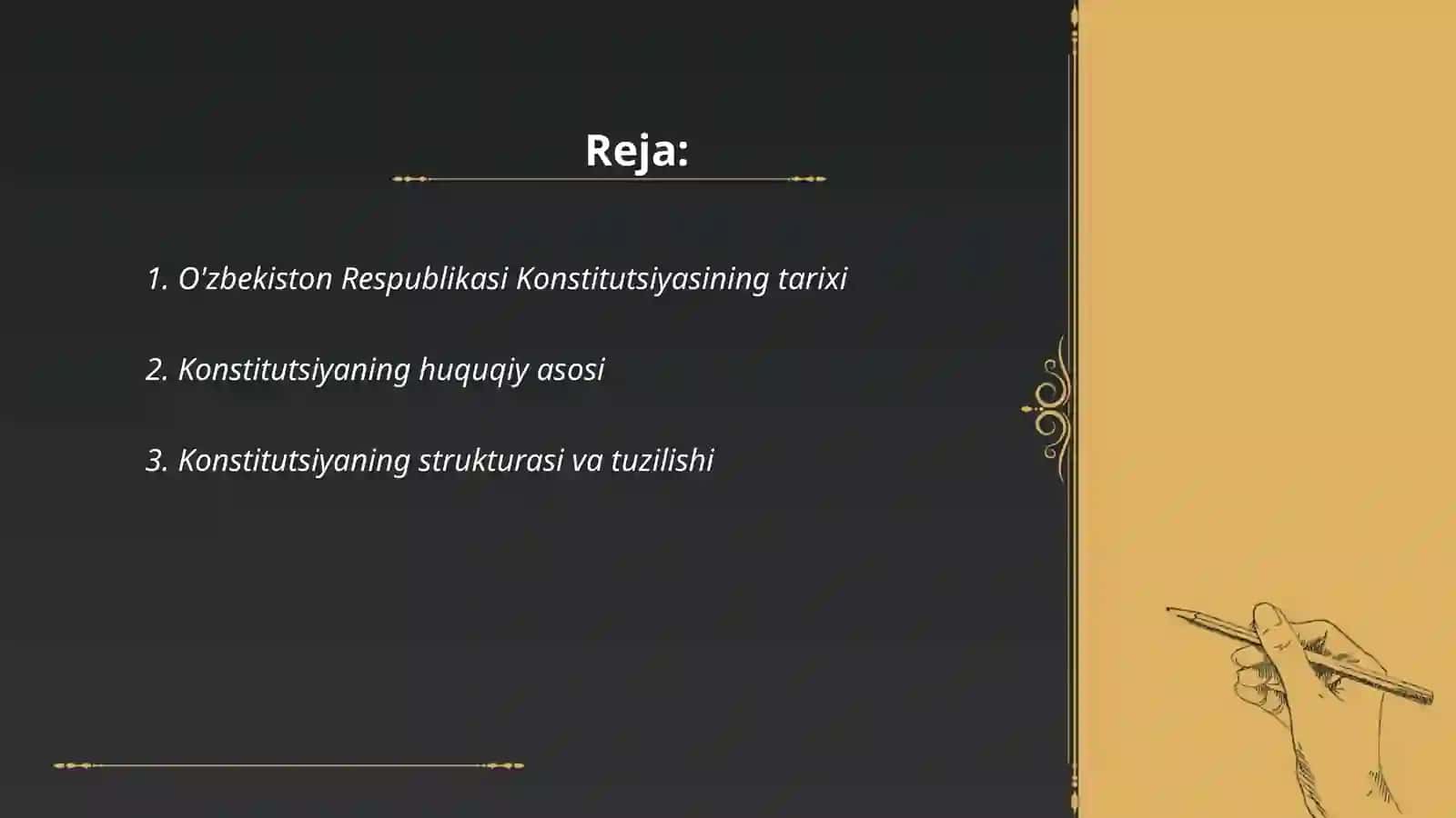 O'zbekiston Respublikasi Konstitutsiyasining nazariy asoslari 2