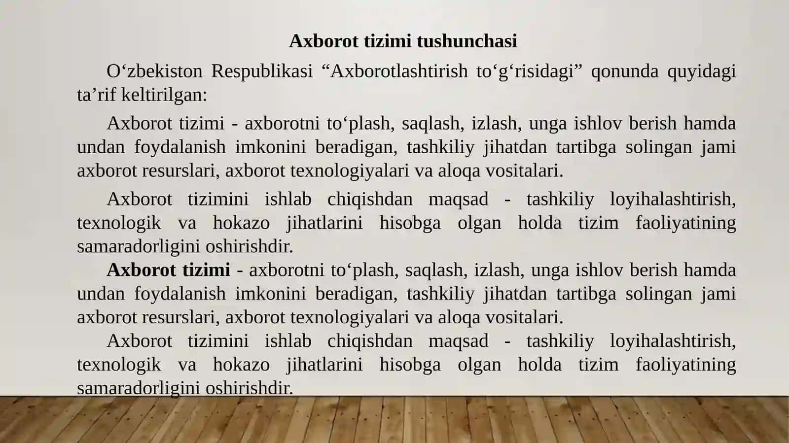 Axborottizimlari 2