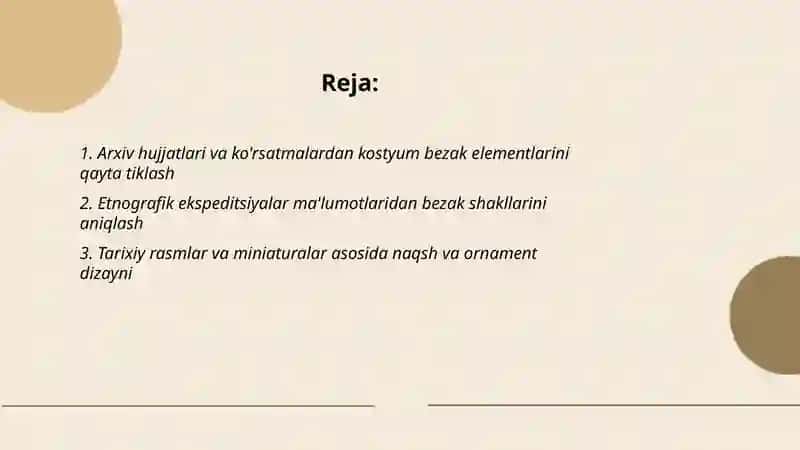 Tarixiy kostyum bezak elementini yaratish 2