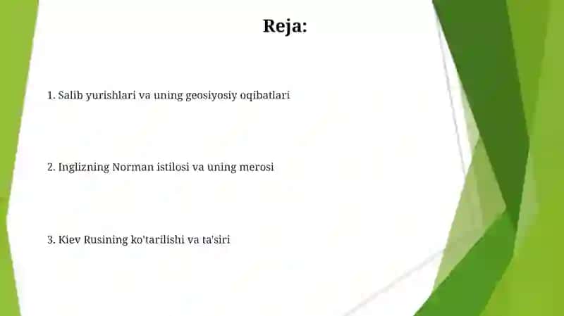 9-12 asrlarda mamlakat hududida ròy bergan 2